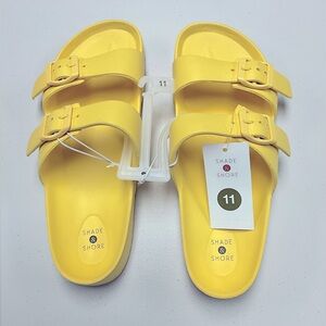 Women's Neida Eva Two Band Slide Sandals - Shade & Shore Yellow